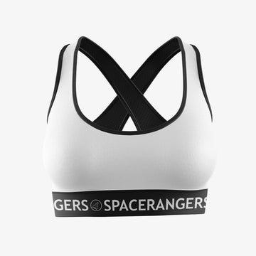 Sporting Space Bra - White